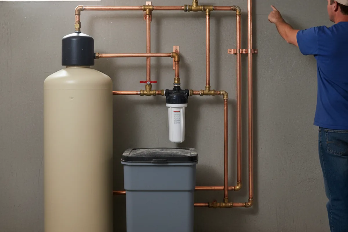 Whole-house water treatment system installed in Bouckville